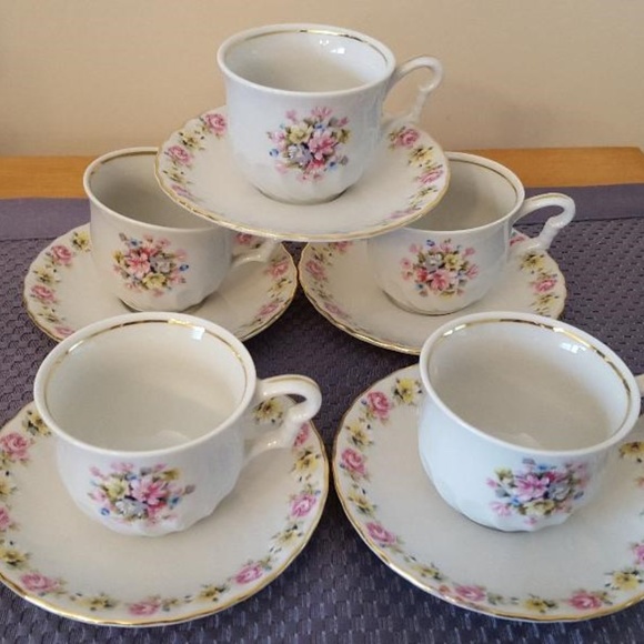 Schwarzenhammer Bavaria Porcelain Coffee Set - Picture 4 of 7